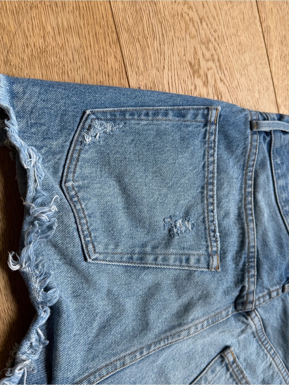 Frame Denim Le Original short Re Release Troubadour - 28 - Picture 10 of 17
